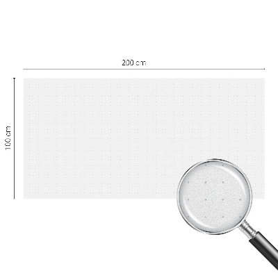 Dekorativní mléčná fólie na sklo Drobné body