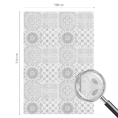 Privátní fólie na okno vitráž Klasická elegance