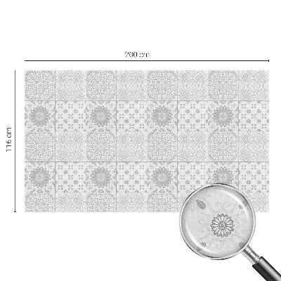 Privátní fólie na okno vitráž Klasická elegance