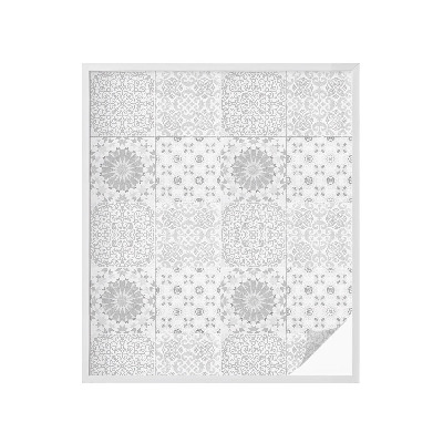 Privátní fólie na okno vitráž Klasická elegance