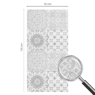 Privátní fólie na okno vitráž Klasická elegance