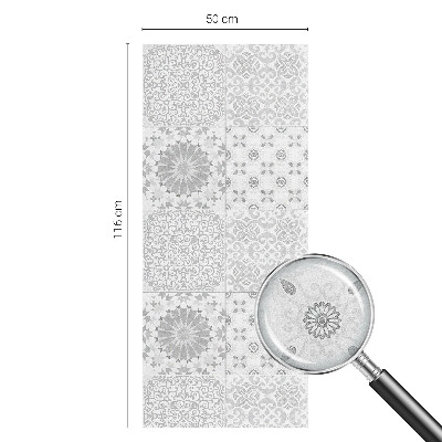 Privátní fólie na okno vitráž Klasická elegance