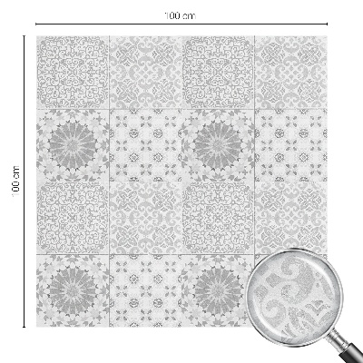 Privátní fólie na okno vitráž Klasická elegance