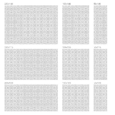 Dekorativní mléčná fólie na sklo Květinová symetrie