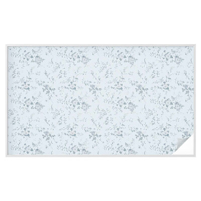 Protisluneční fólie na okna Jemné květiny