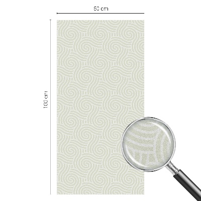 Privátní fólie na okno vitráž Křivky