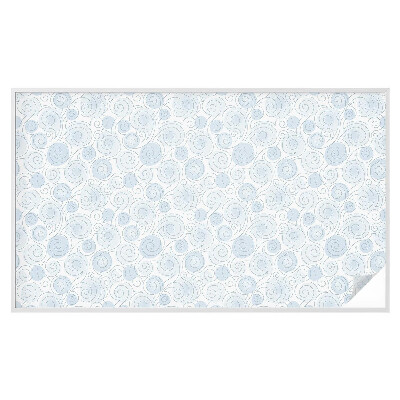 Dekorativní mléčná fólie na sklo Spirálové vzory