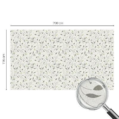 Privátní fólie na okno vitráž Listy výhonků