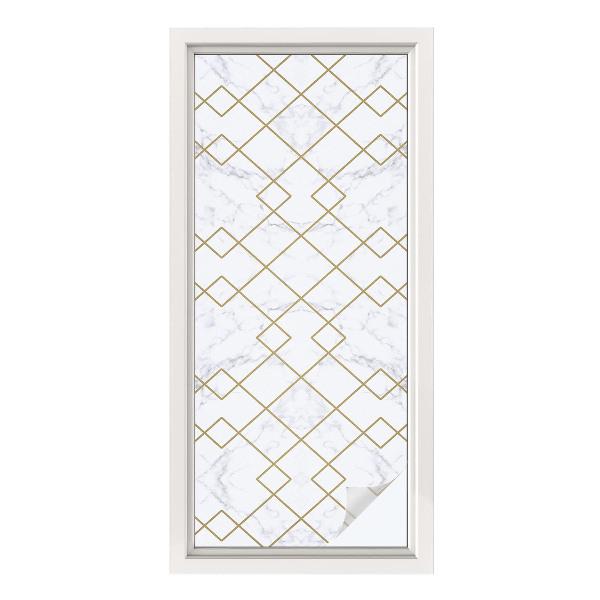 Zatmavovací fólie na okna Geometrické linie