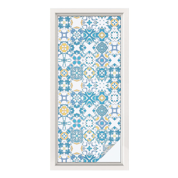 Dekorativní mléčná fólie na sklo Mozaikové vzory