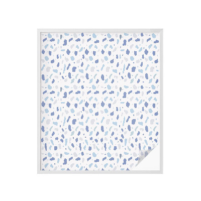 Protisluneční fólie na okna Modré vzory