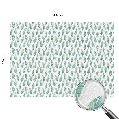 Neprůhledná fólie na sklo dveří Tropické listy