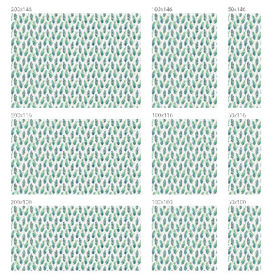 Neprůhledná fólie na sklo dveří Tropické listy