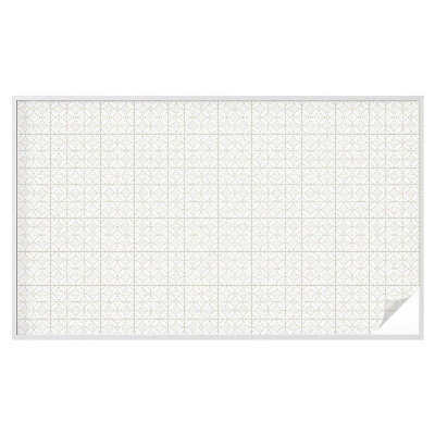 Dekorativní mléčná fólie na sklo Geometrické vzory