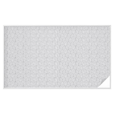 Dekorativní mléčná fólie na sklo Šestiúhelníkové pevné látky