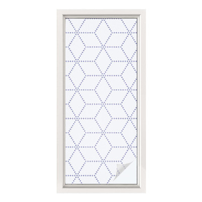 Zatmavovací fólie na okna Fialové kosočtverce