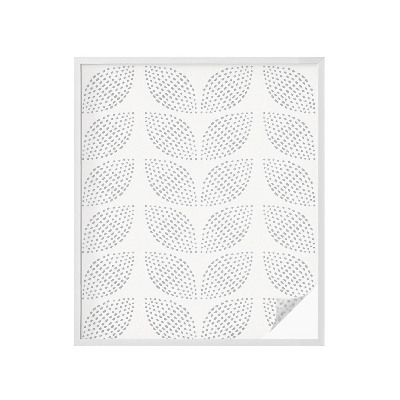 Neprůhledná fólie na sklo dveří Tečkované listy