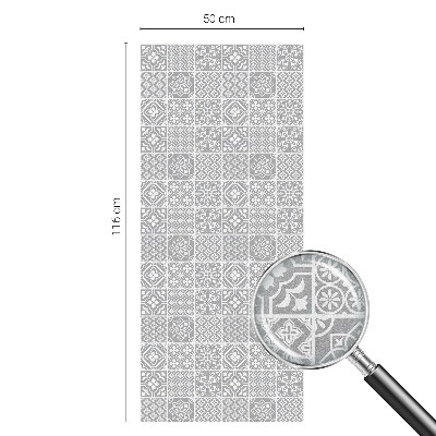 Dekorativní mléčná fólie na sklo Geometrická elegance