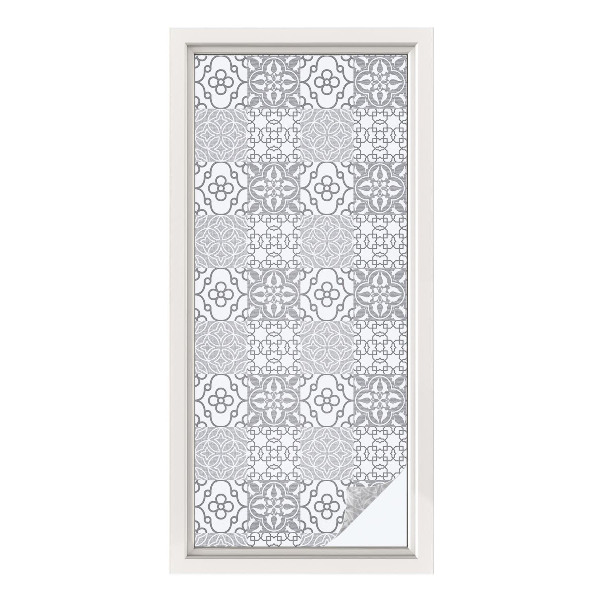 Privátní fólie na okno vitráž Klasické vzory