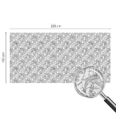 Dekorativní mléčná fólie na sklo Klasické portréty