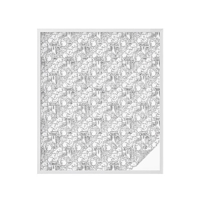 Dekorativní mléčná fólie na sklo Klasické portréty