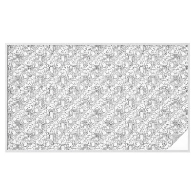 Dekorativní mléčná fólie na sklo Klasické portréty