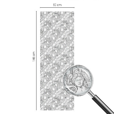 Dekorativní mléčná fólie na sklo Klasické portréty