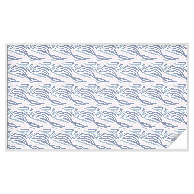 Neprůhledná fólie na sklo dveří Zebrí vzor