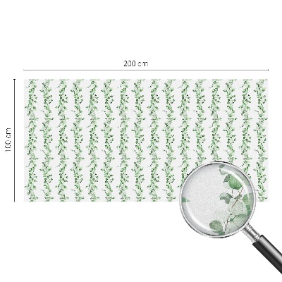 Protisluneční fólie na okna Zelené girlandy