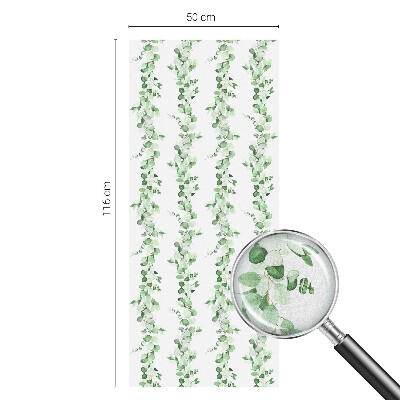 Protisluneční fólie na okna Zelené girlandy