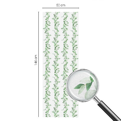 Protisluneční fólie na okna Zelené girlandy