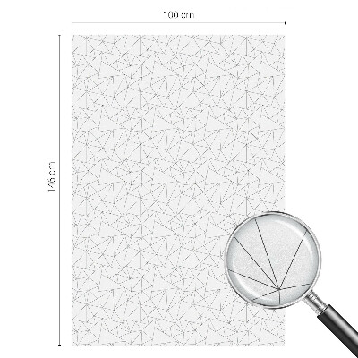 Privátní fólie na okno vitráž Geometrické vzory