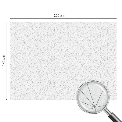 Privátní fólie na okno vitráž Geometrické vzory