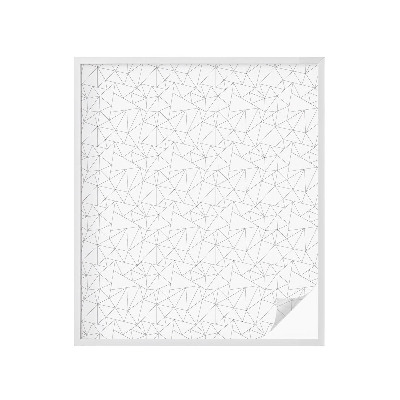 Privátní fólie na okno vitráž Geometrické vzory