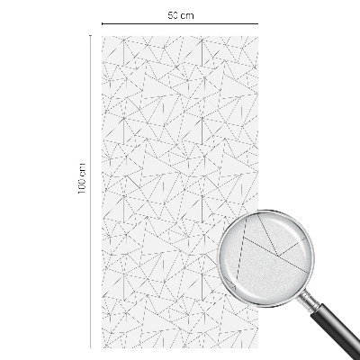 Privátní fólie na okno vitráž Geometrické vzory