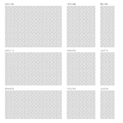 Dekorativní mléčná fólie na sklo Vlnité tvary