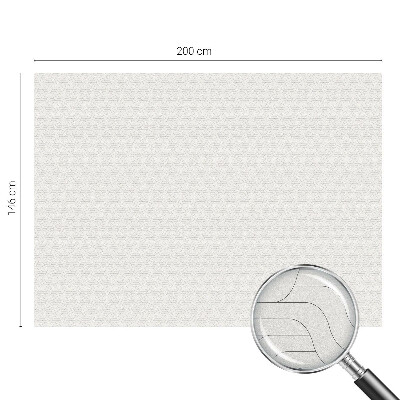 Dekorativní mléčná fólie na sklo Vlnité čáry