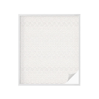 Dekorativní mléčná fólie na sklo Vlnité čáry