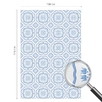 Zatmavovací fólie na okna Květinové ornamenty