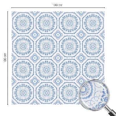 Zatmavovací fólie na okna Květinové ornamenty