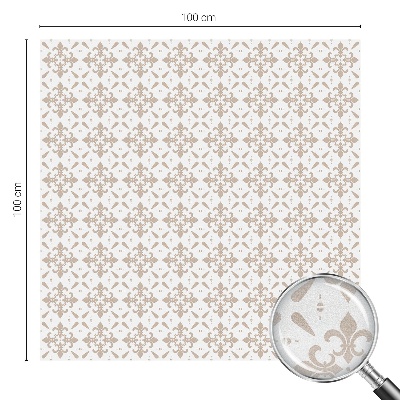 Privátní fólie na okno vitráž Elegantní vzory