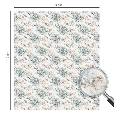 Zatmavovací fólie na okna Květinová elegance