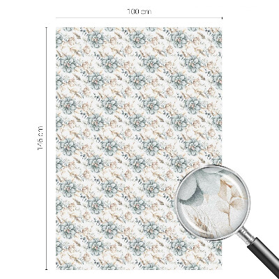 Zatmavovací fólie na okna Květinová elegance