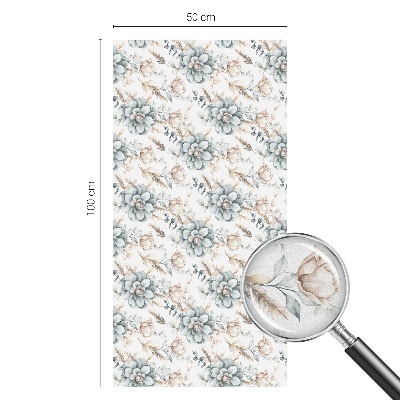 Zatmavovací fólie na okna Květinová elegance