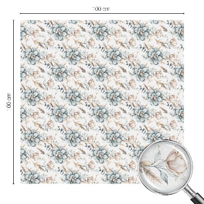 Zatmavovací fólie na okna Květinová elegance