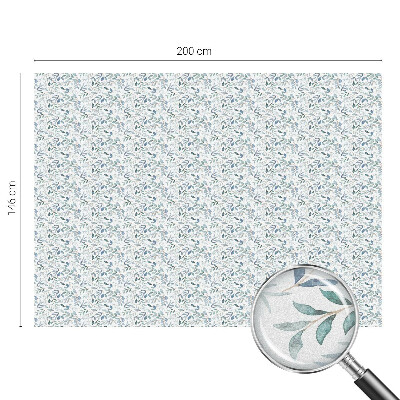 Neprůhledná fólie na sklo dveří Idylické listí