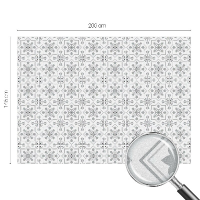 Privátní fólie na okno vitráž Symetrické ornamenty