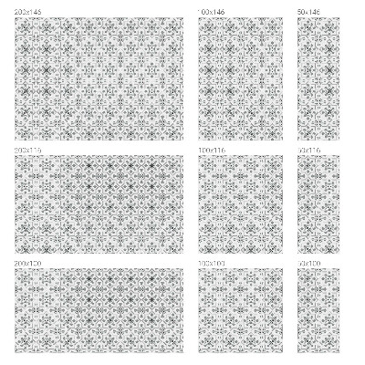 Privátní fólie na okno vitráž Symetrické ornamenty