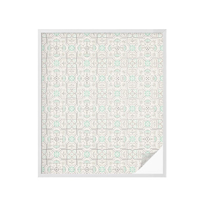 Protisluneční fólie na okna Květinové dlaždice