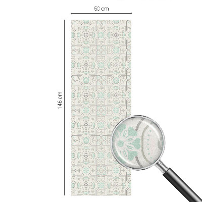 Protisluneční fólie na okna Květinové dlaždice